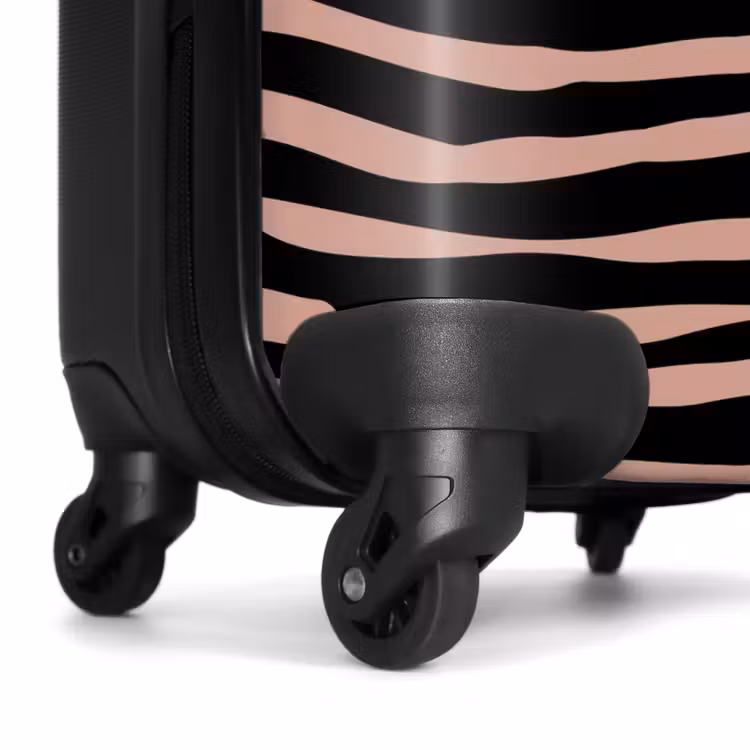 Koffer - Zebrastrepen op roze — 6
