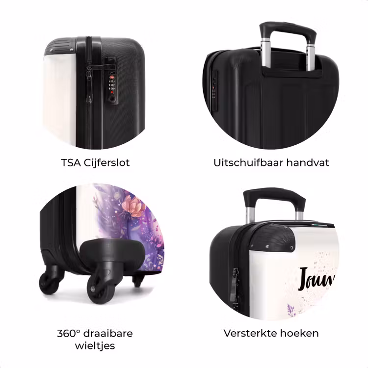 Koffer met naam – Parelachtige Pony — 8