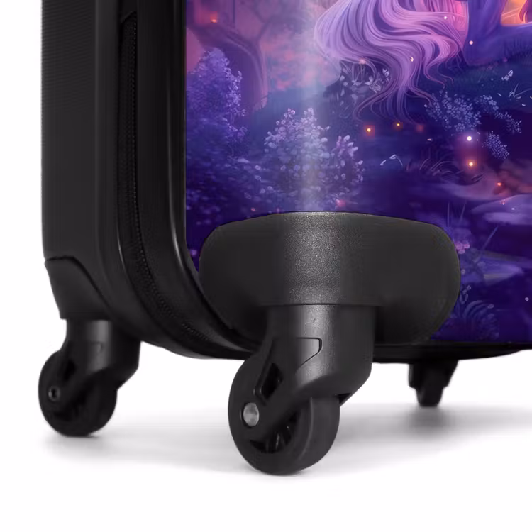 Koffer met naam - Paarse Eenhoorn in Magische Omgeving — 7