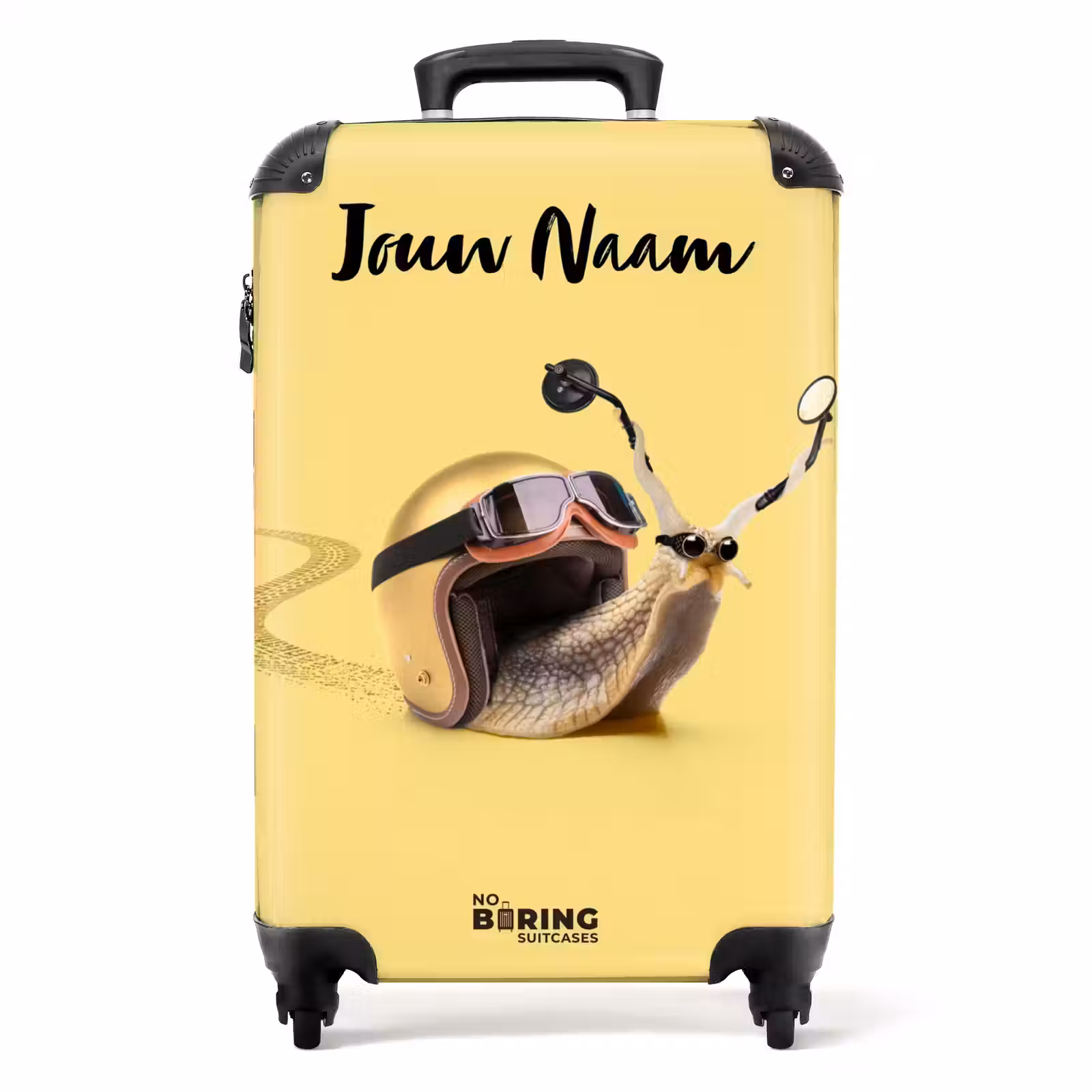 Koffer met naam - Escar-Go - Geel — 1