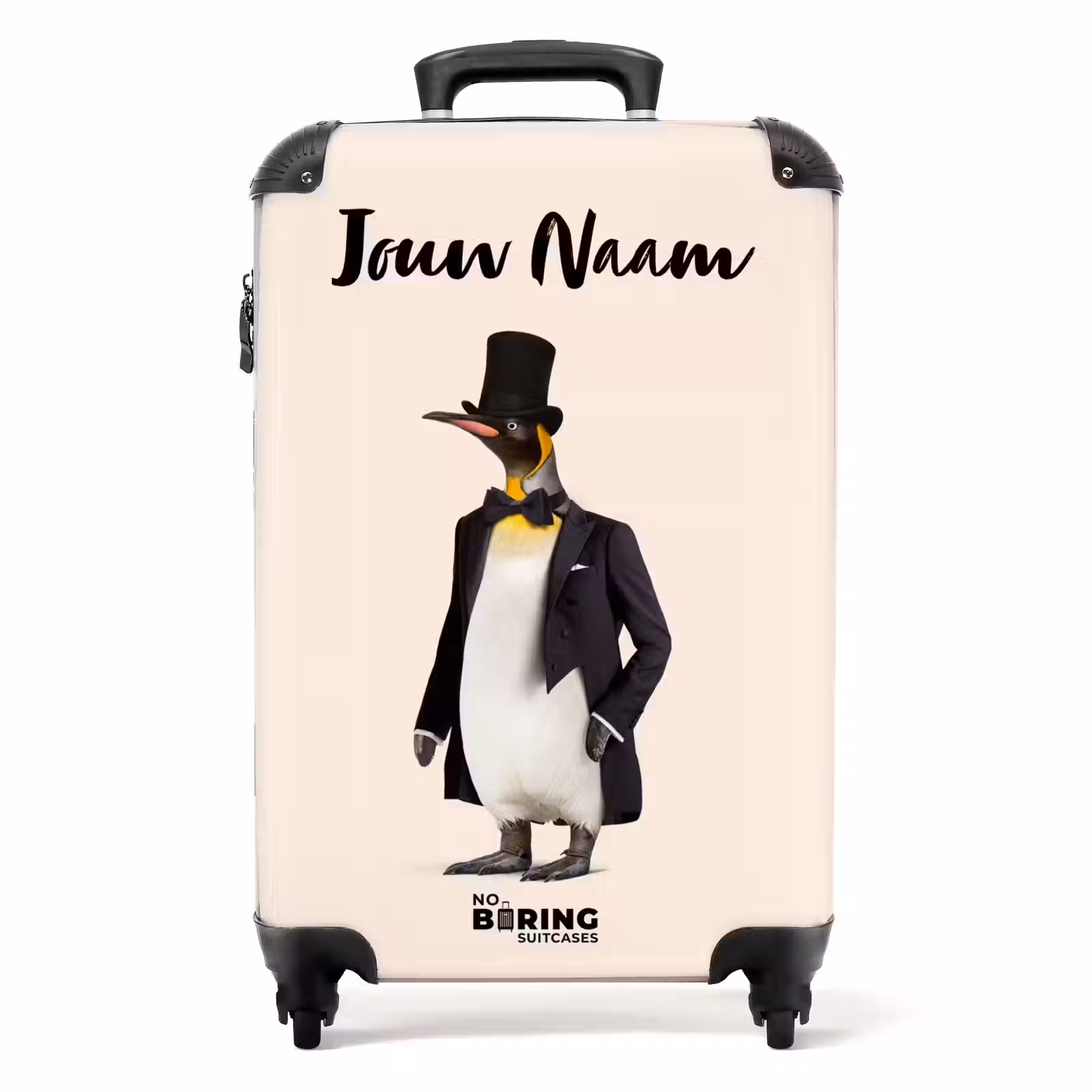 Koffer met naam - Pinguin in Pak — 1
