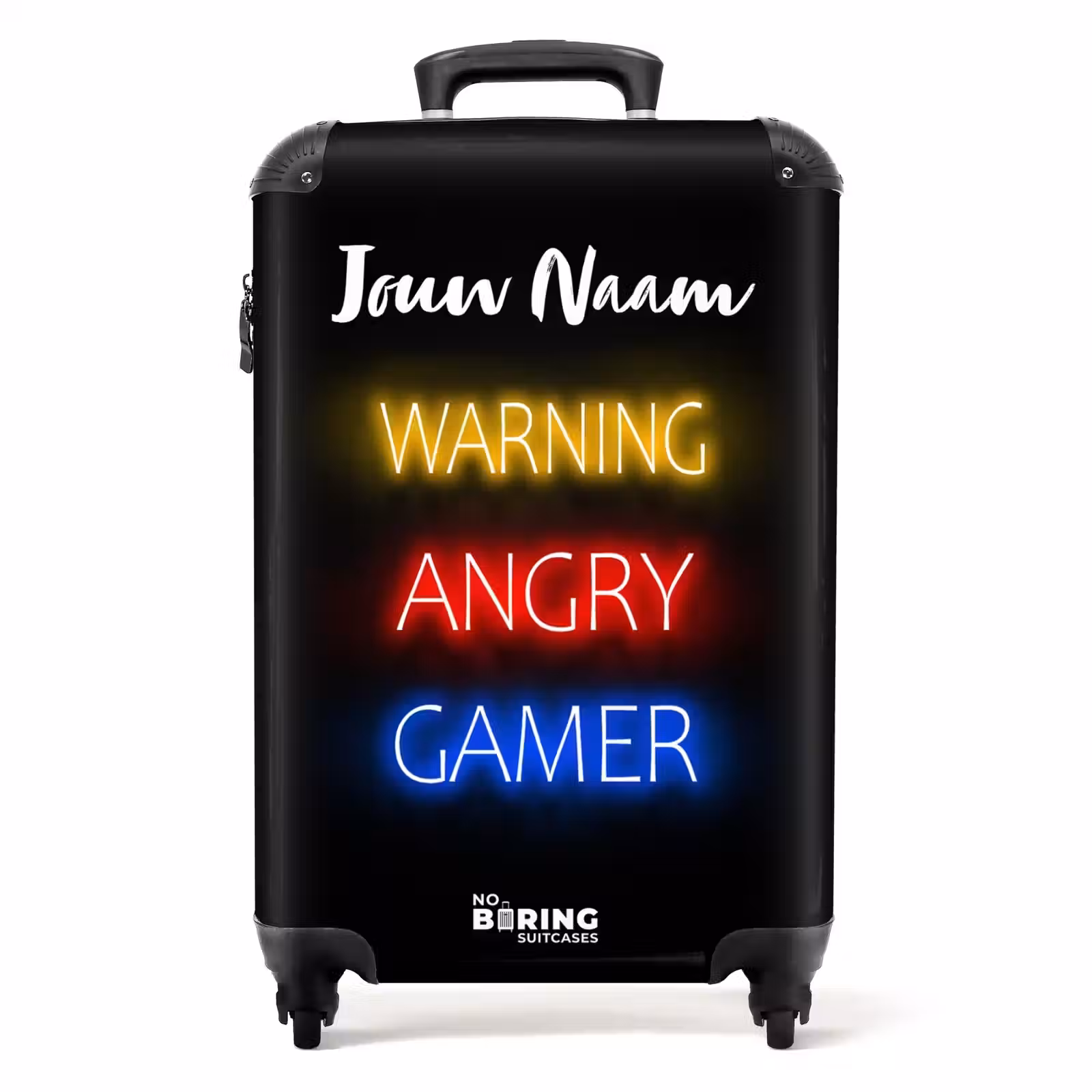 Koffer met naam - Warning Angry Gamer — 1