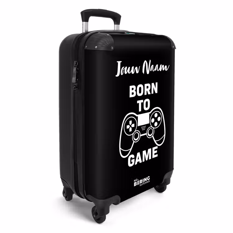 Koffer met naam - Born to Game — 2