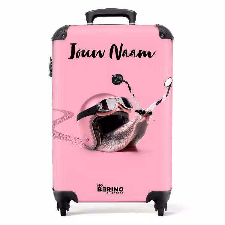 Koffer met naam - Escar-Go - Roze — 1