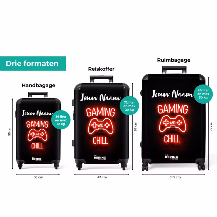 Koffer met naam - Gaming and Chill — 3