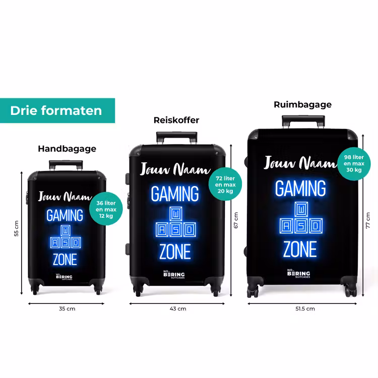 Koffer met naam - Gaming Zone — 3