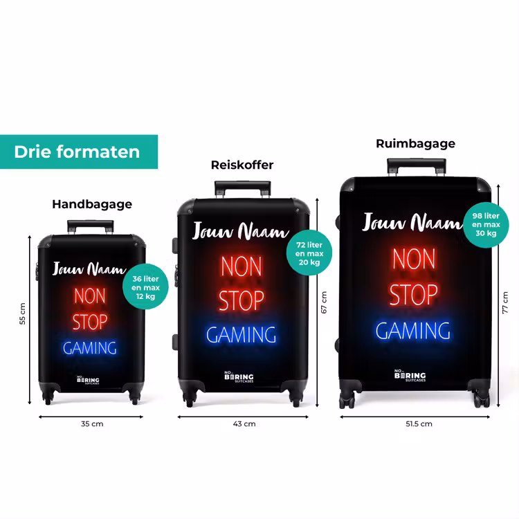 Koffer met naam - Non Stop Gaming — 3
