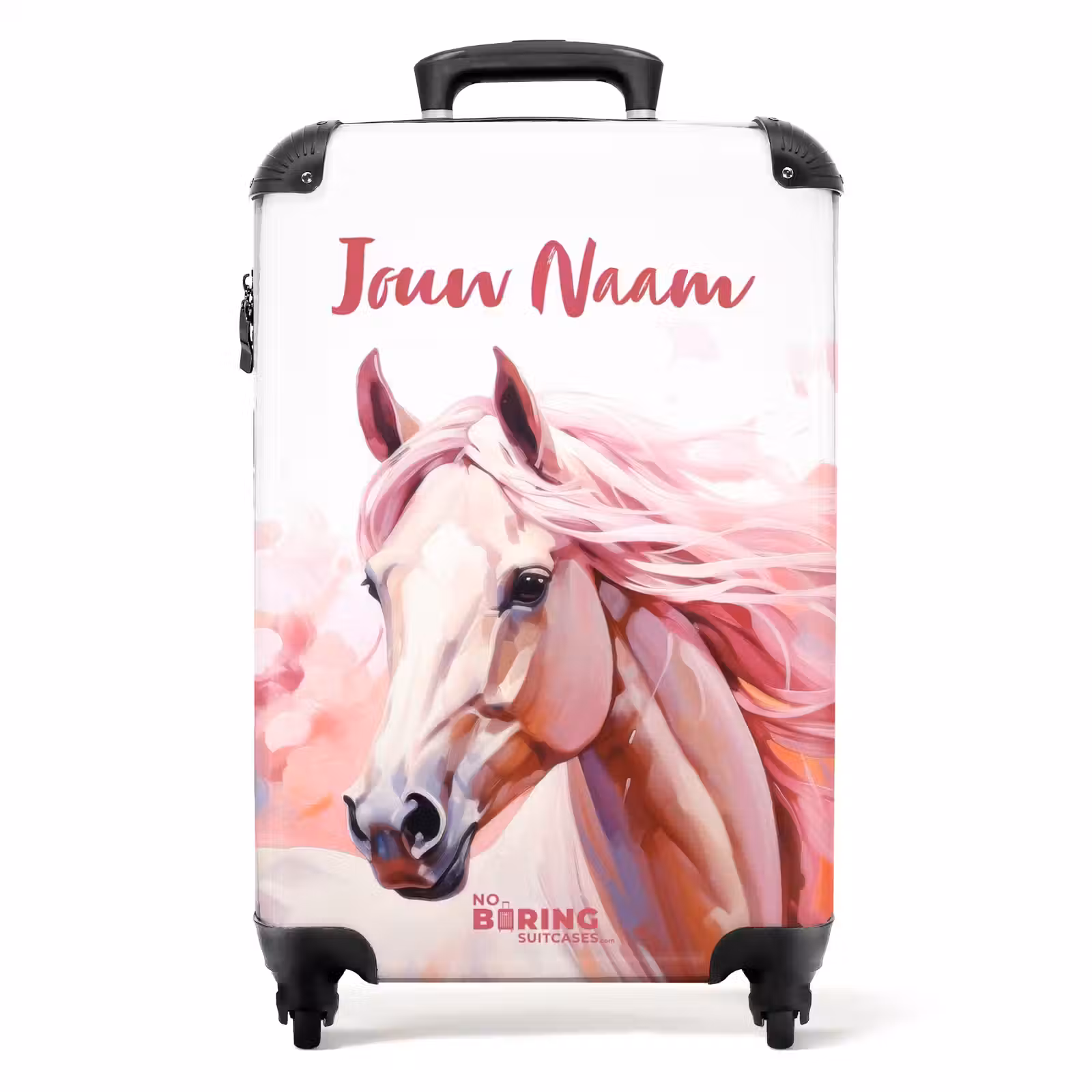 Koffer met naam - Roze Renner — 1