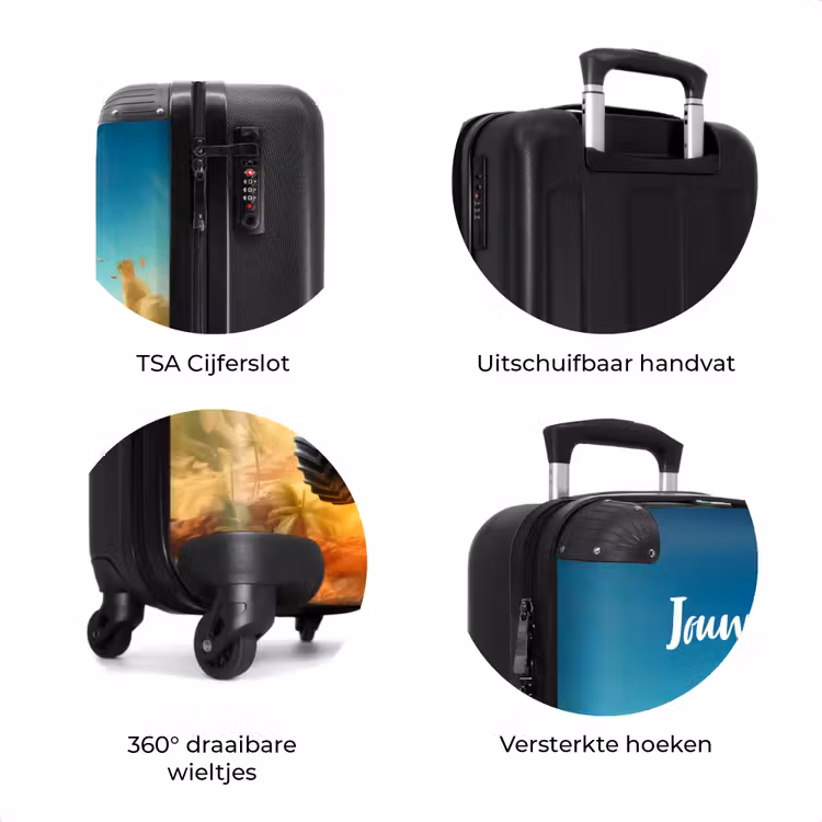 Koffer met naam - Zandsloper — 8