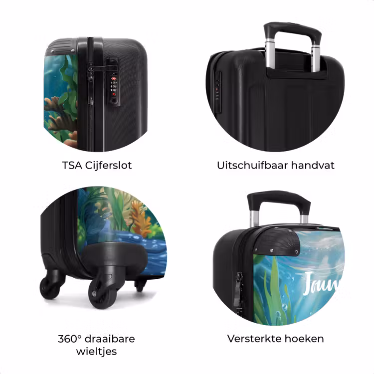 Koffer met naam - Zippy Zeeschildpad — 8