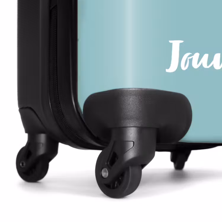 Koffer met naam - Hotrod turquoise — 7