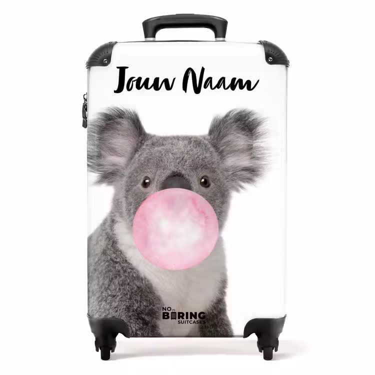 Koffer met naam - Kauwgom koala — 1