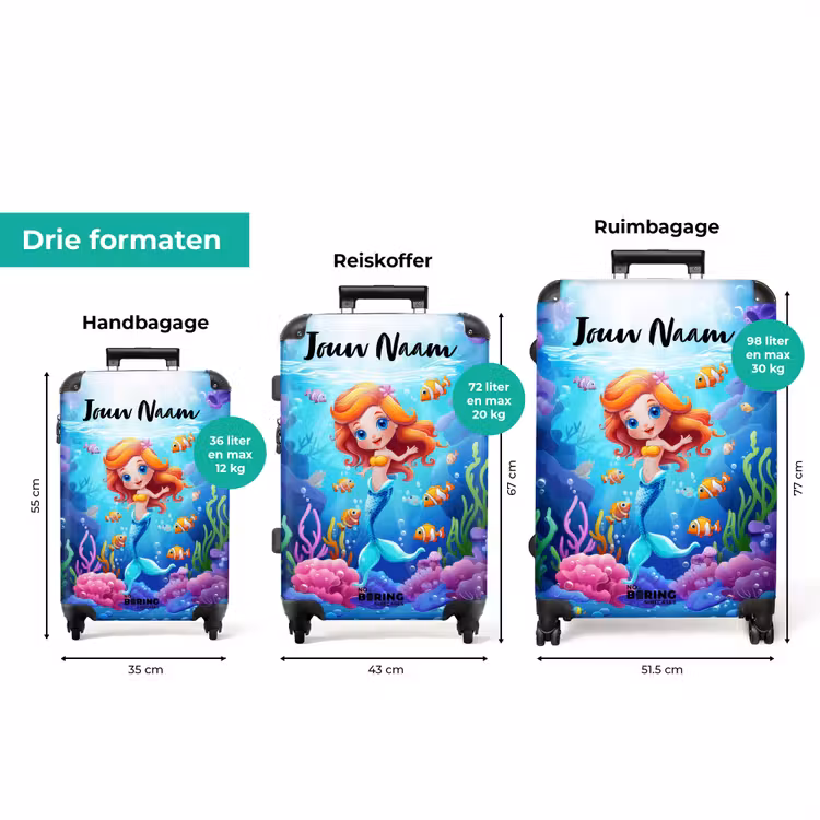 Koffer met naam - Olivia onderwater — 3
