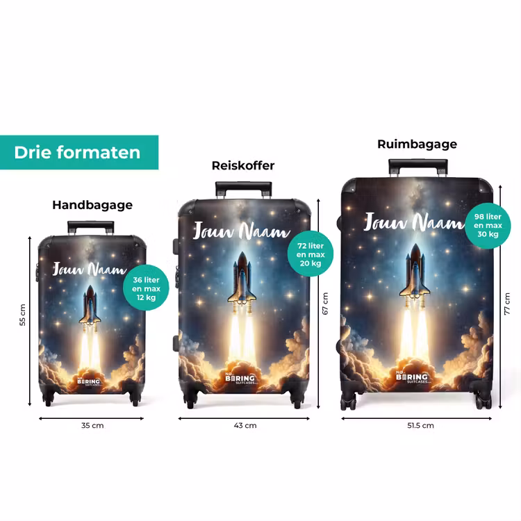 Koffer met naam - Razendsnelle raket — 3