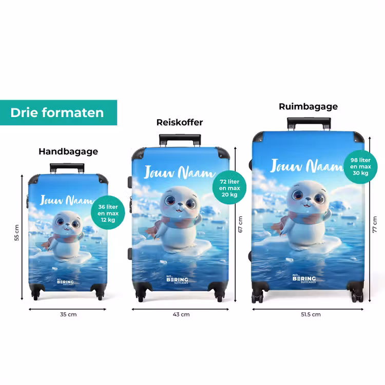 Koffer met naam - Frosty — 3