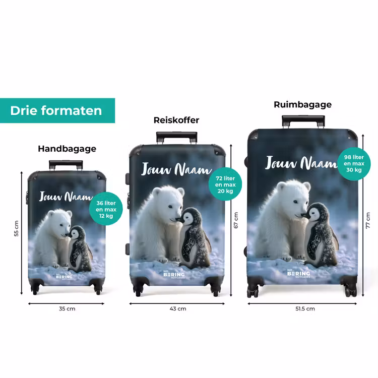 Koffer met naam - Frosty friends — 3