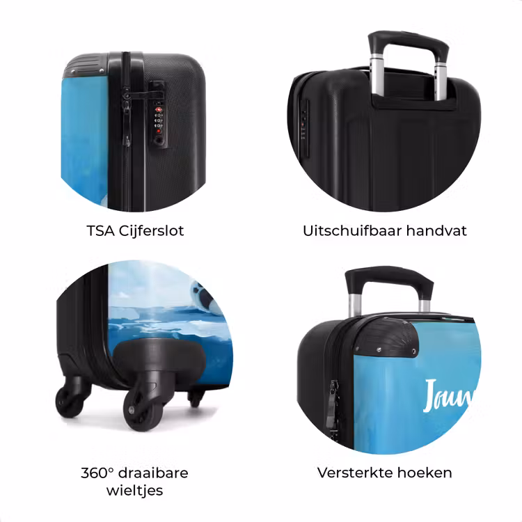 Koffer met naam - IJsbrand ijsbeer — 8