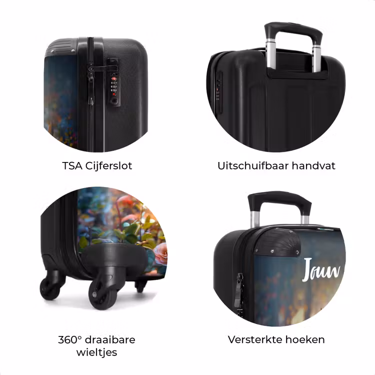 Koffer met naam - Bo bloemengewei — 8