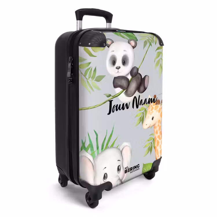 Koffer met naam - Diertjes in de jungle — 2
