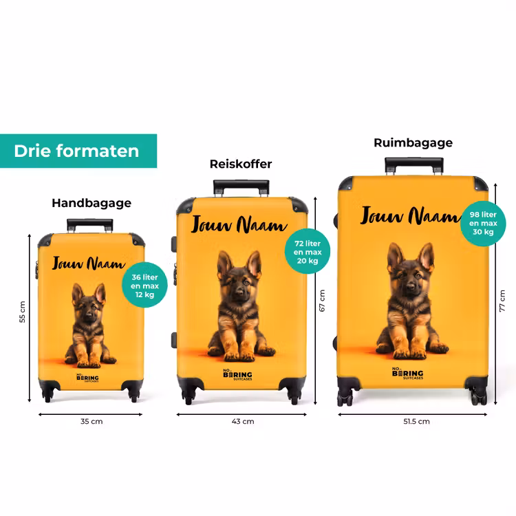 Koffer met naam - Hein herder — 3