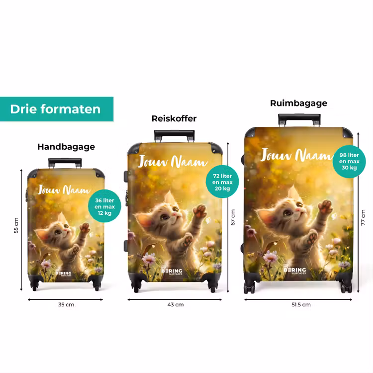 Koffer met naam - Koosje kitten — 3