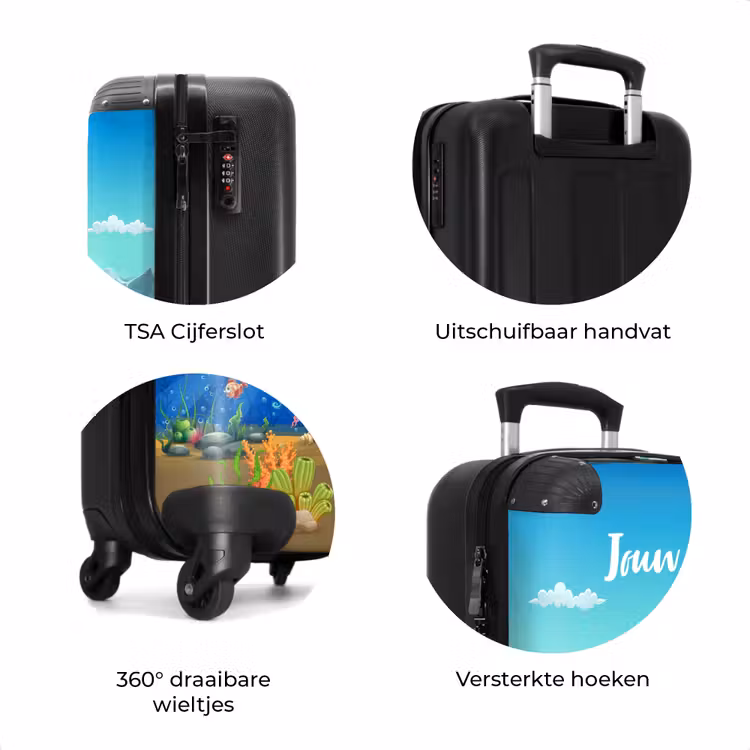Koffer met naam - Koraalkaper — 8