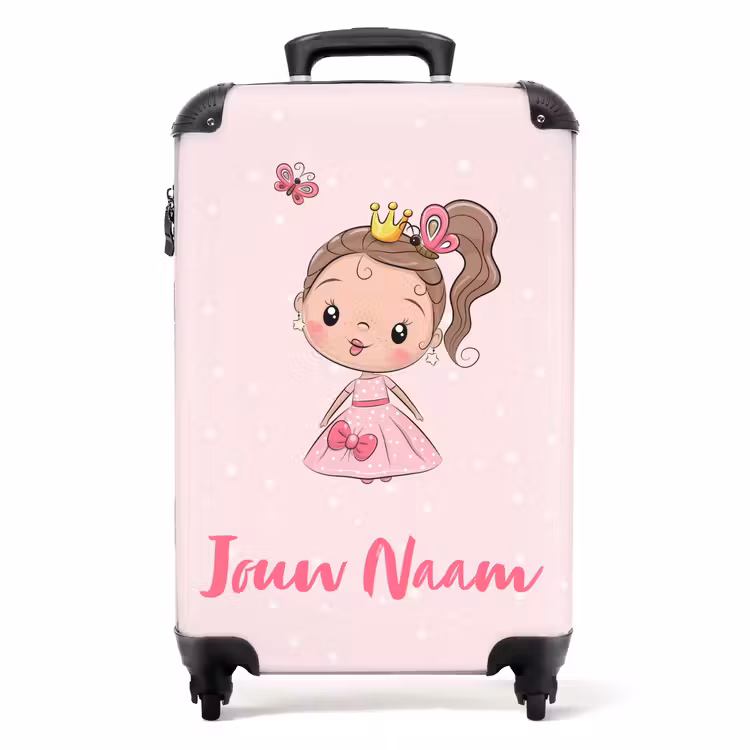 Koffer met naam - Prinsesje roze — 1