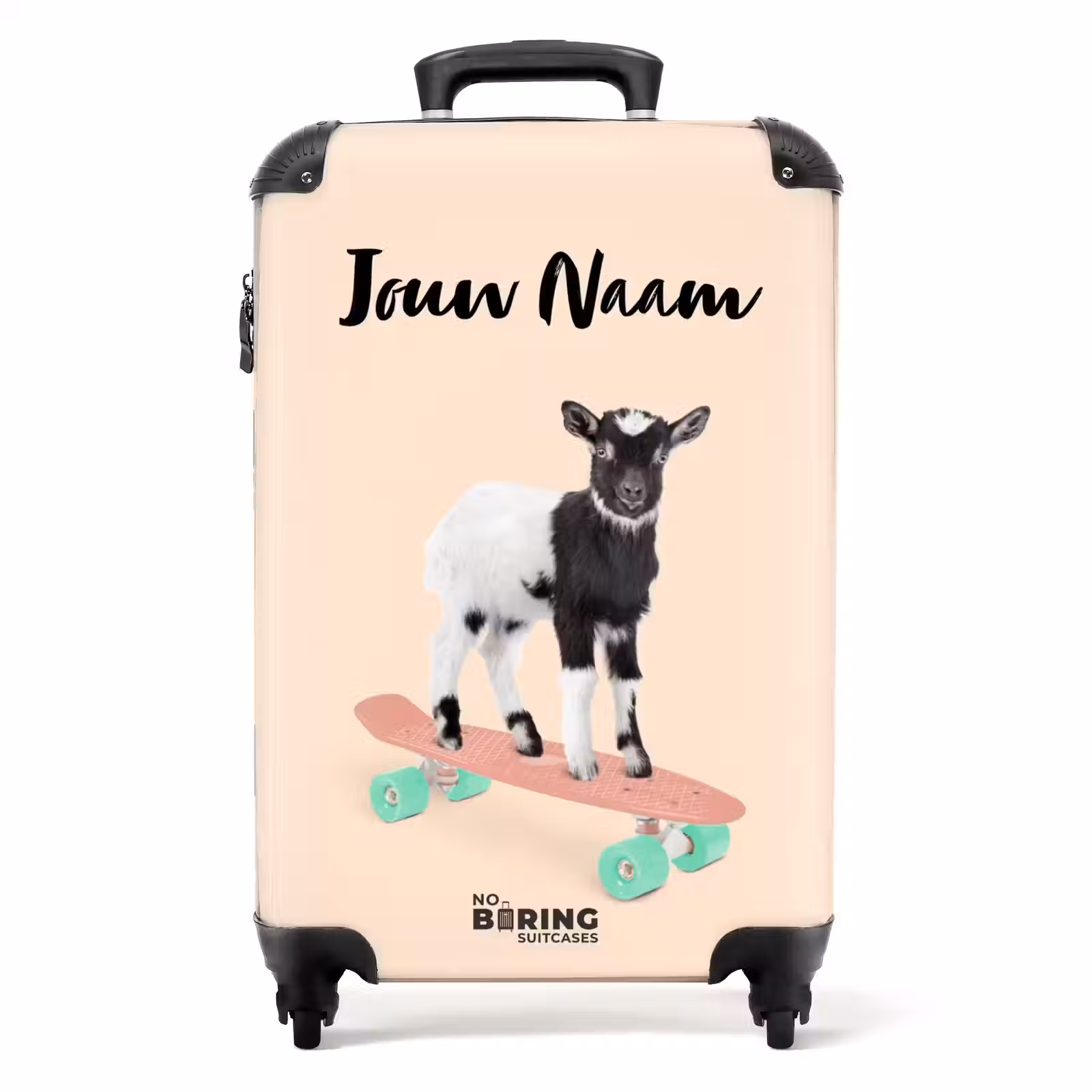 Koffer met naam - Boardende bok — 1