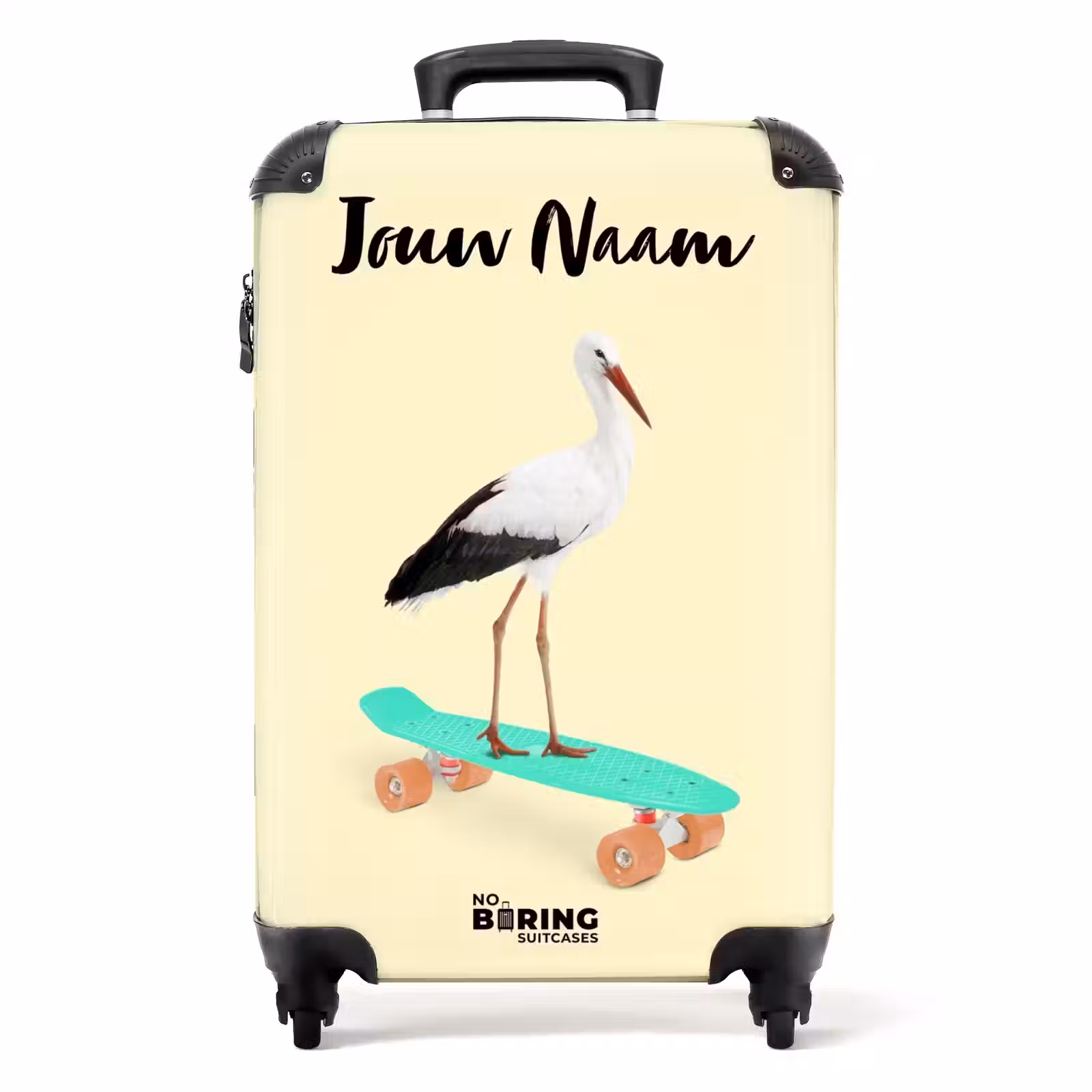 Koffer met naam - Rijdende reiger — 1