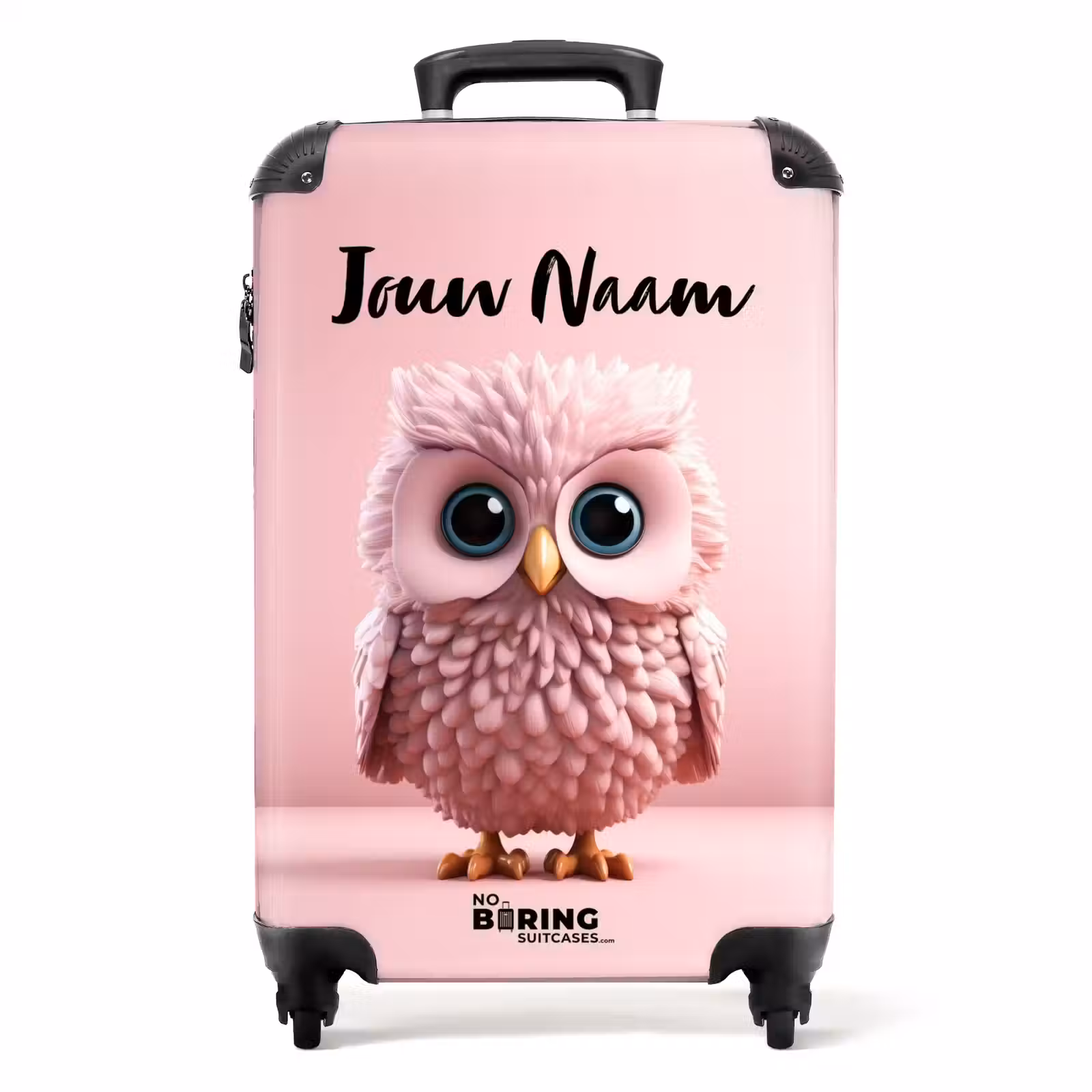 Koffer met naam - Roze Ritselaar — 1