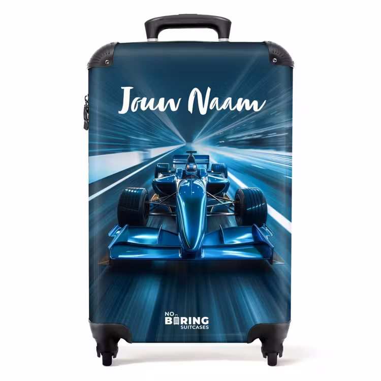 Koffer met naam - Blazing blue — 1