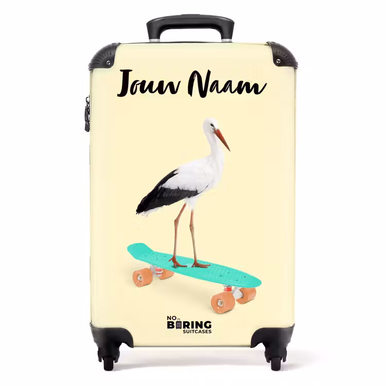 Koffer met naam - Rijdende reiger — 1