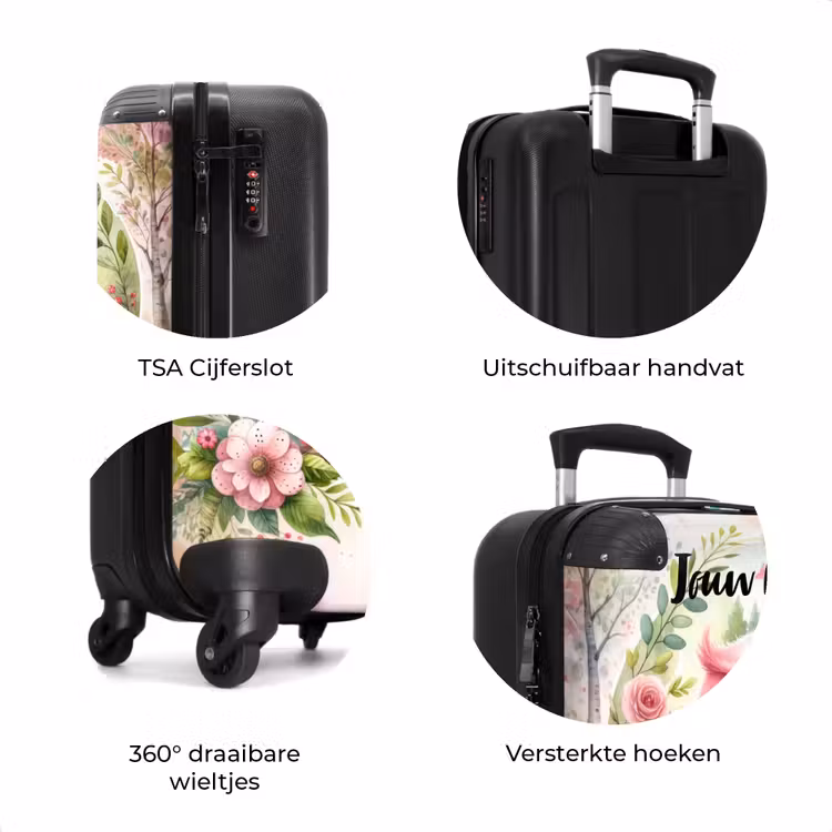 Koffer met naam - Roze Rafaël — 8