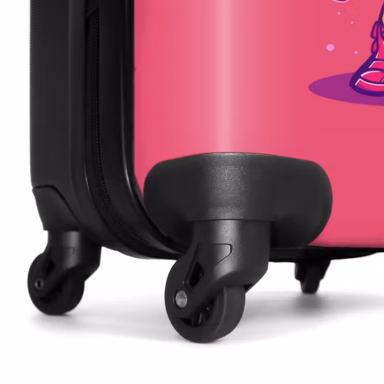 Koffer met naam - Roze ranger — 7