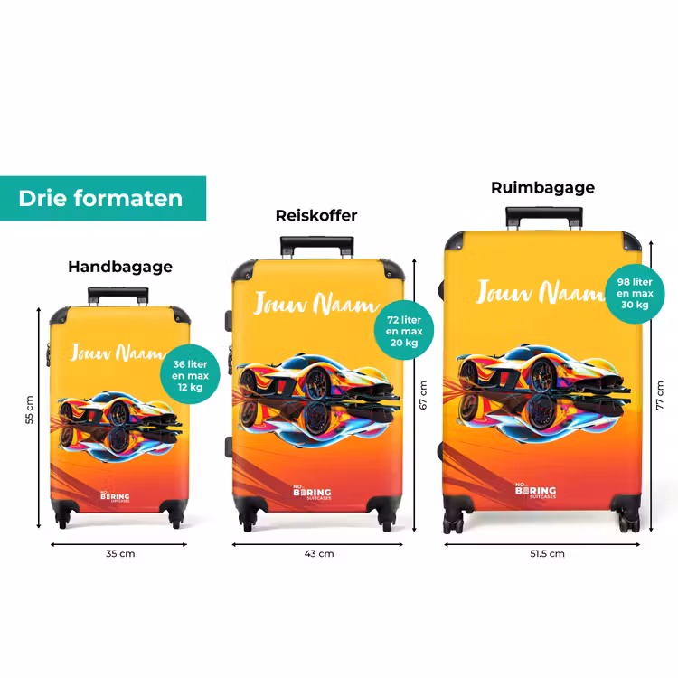 Koffer met naam - Sunbeam sprinter — 3