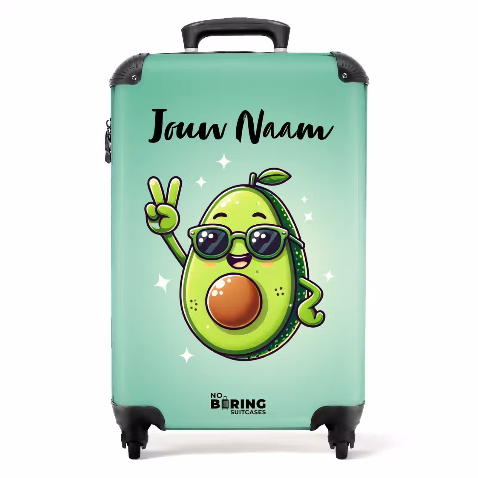 Koffer met naam - Appie avocado — 1
