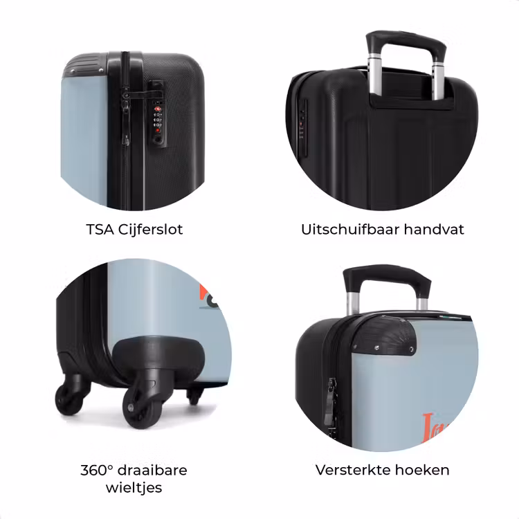 Koffer - Brandweerauto blauwe achtergrond — 8