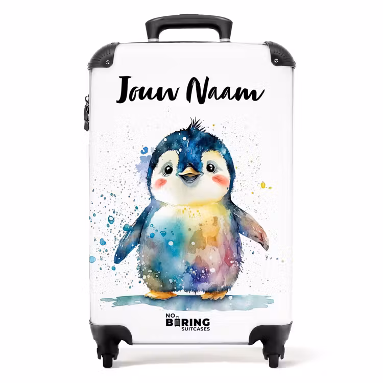 Koffer met naam - Picasso pinguïn — 1