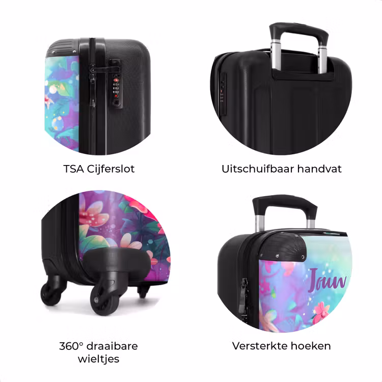 Koffer met naam - Verbluffende vlinder — 8