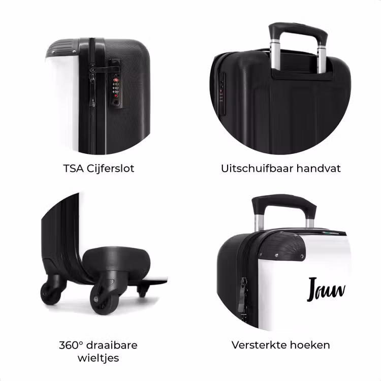 Koffer met naam - Vlinderzwerm — 8