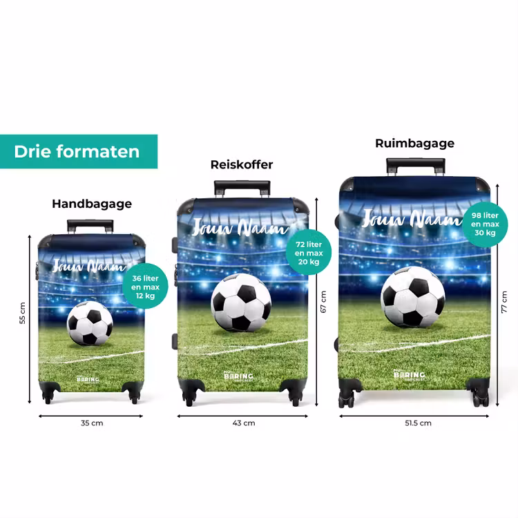 Koffer met naam - Voetbal spotlight — 3