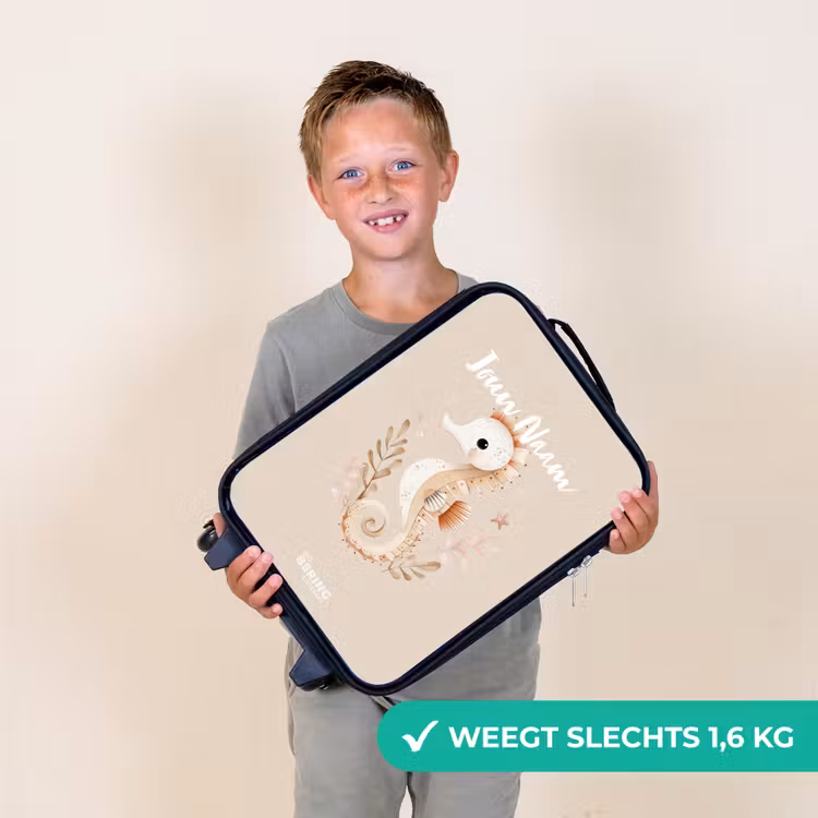 Kinderkoffer - Roze zeepaardje tussen zeeplanten — 2