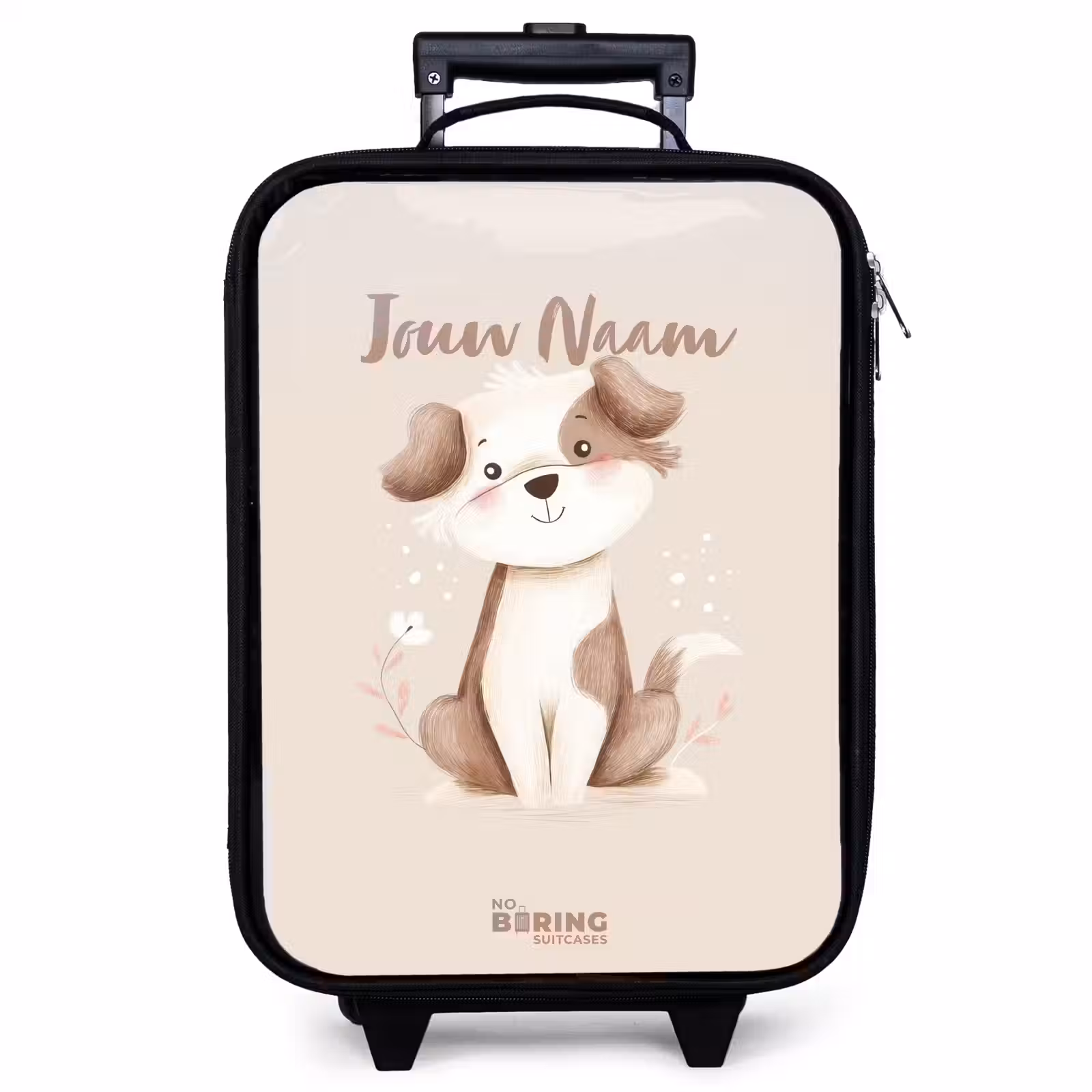 Kinderkoffer - Hond in de kleuren bruin en beige — 1