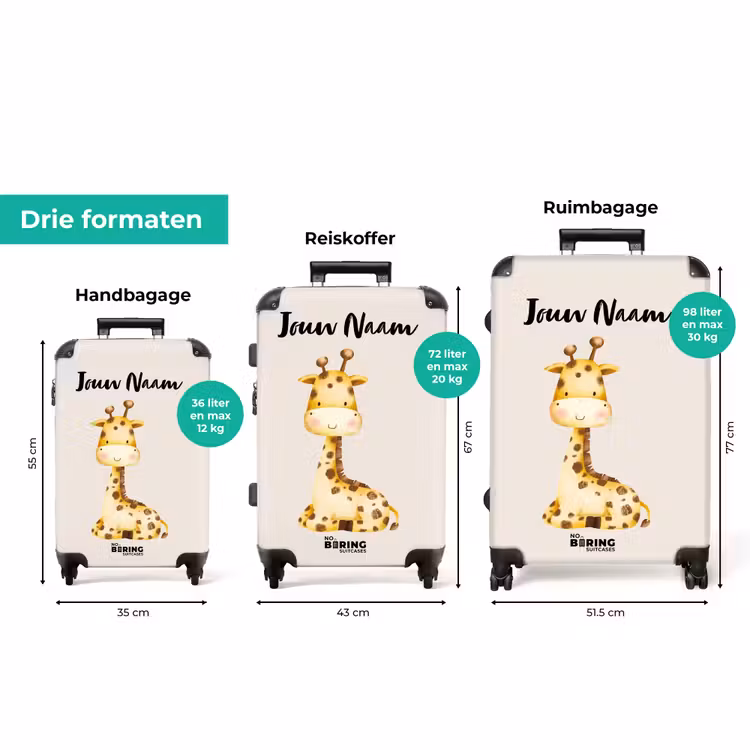 Koffer met naam - Gigi Giraffe — 3