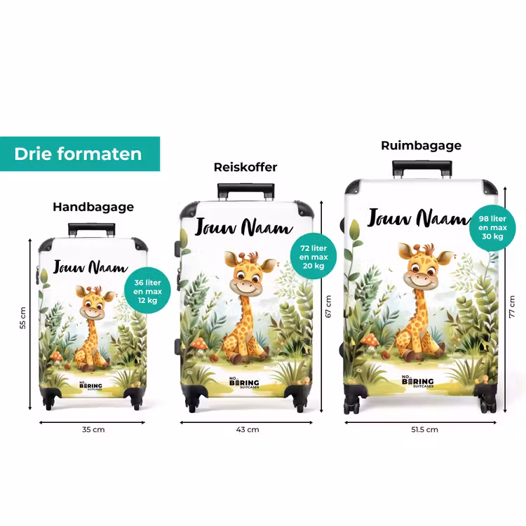 Koffer met naam - Guusje giraf — 3