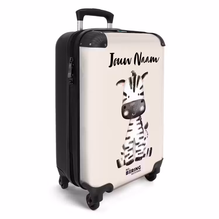 Koffer met naam - Zoë Zebra — 2