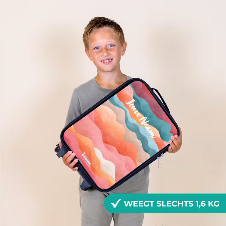 Kinderkoffer - Abstracte golven — 2