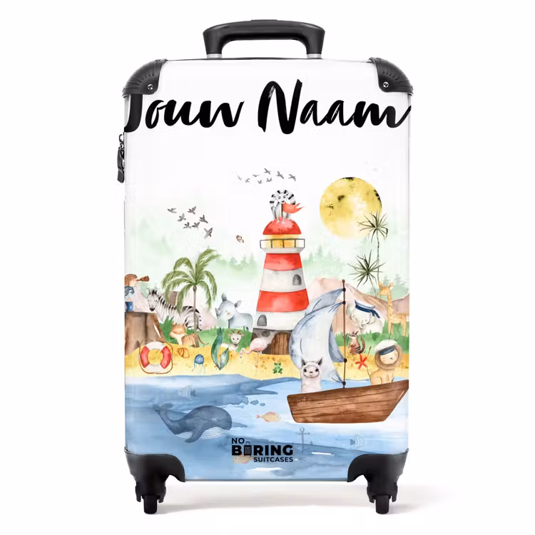 Koffer met naam - Eilandplezier — 1
