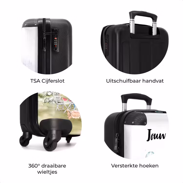 Koffer met naam - Dierlijke fantasiestad — 8