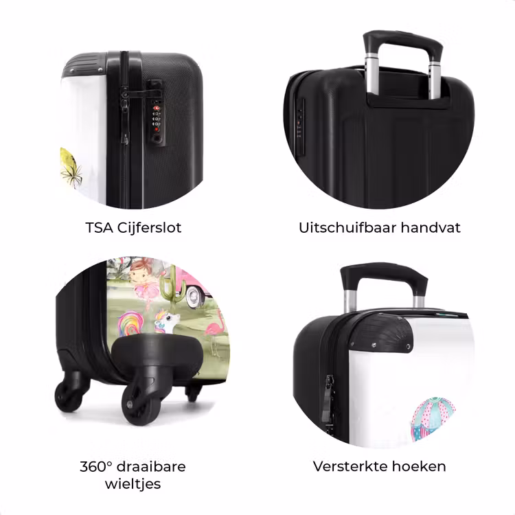 Koffer met naam - Eenhoorn safari — 8